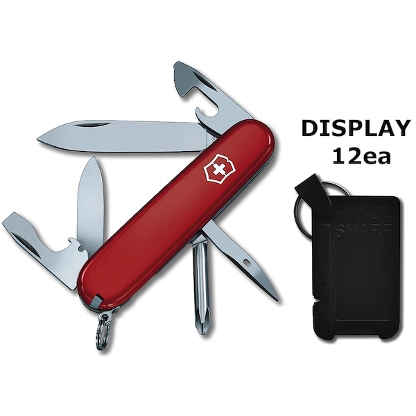 Swiss Army Brands 2023 Victorinox 5911212 Tinker With Sharpener Red 91Mm Display Of 12 VIC-1.8890.12-X2 - main
